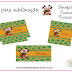 Kit de arte para sublimação Natal Verde do Mickey e Minnie Grátis