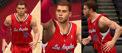 NBA 2K13 Blake Griffin NBA2K Cyberface Realistic Patch