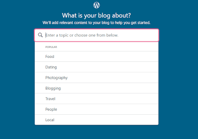 Cara Memilih Topik Blog Di Wordpress