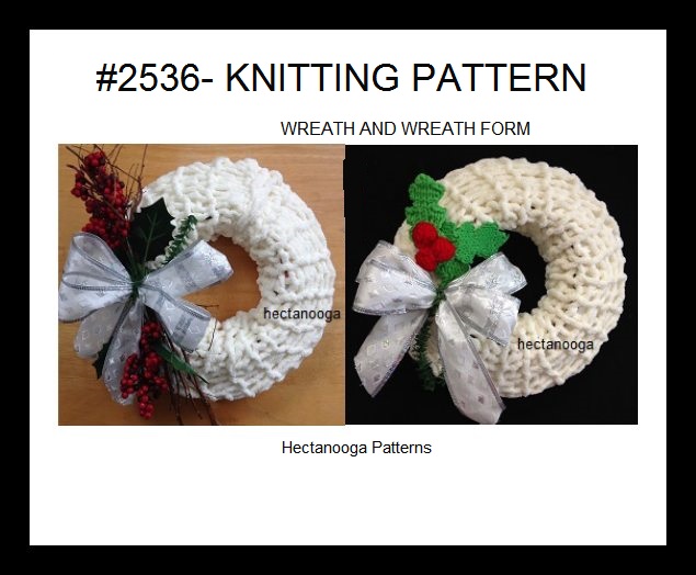 Hectanooga Patterns Free Knit Wreath Pattern 2536