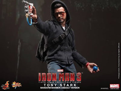 Hot Toys 1/6 Scale Iron Man 3 12" Tony Stark Figure