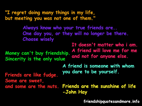 Short Quotes About Friends