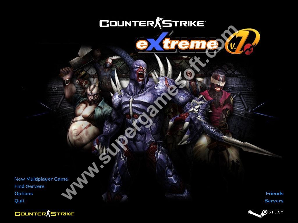  yaitu game fps yang terkenal sanggup download di supergamesoft kini Download Counter Strike Extreme v7 Singel Link