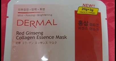 Dermal red ginseng collagen essence mask