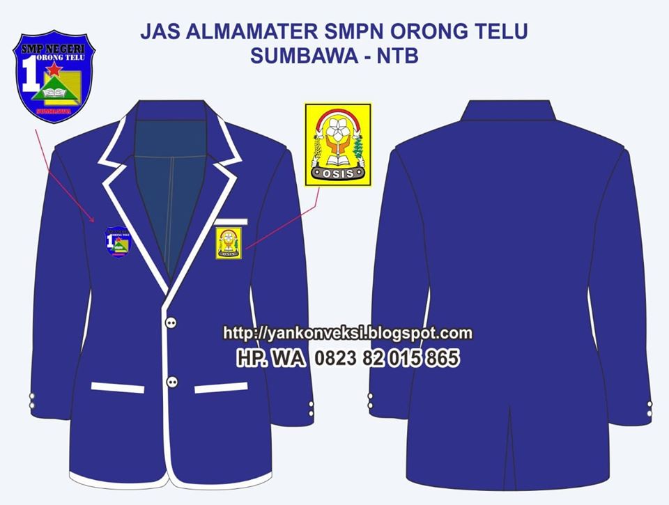 JAKET ALMAMATER OSIS SMP