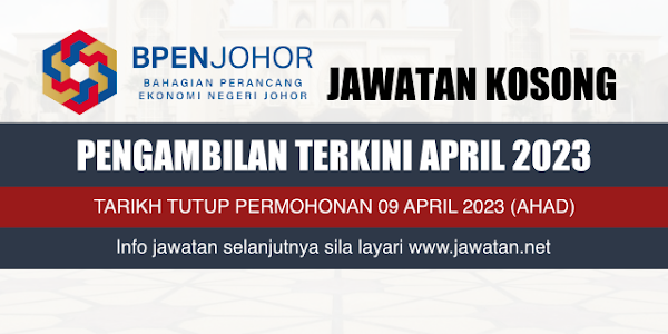 Jawatan Kosong BPEN Johor 2023