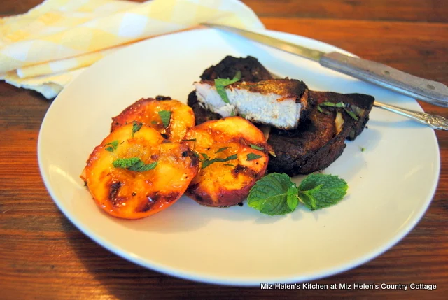 Grilled Spicy Pork Chops at Miz Helen's Country Cottage