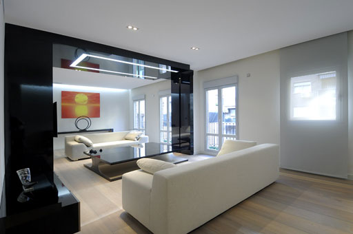Interiorismo de pisos en Madrid por A-cero - Casa Minimalista