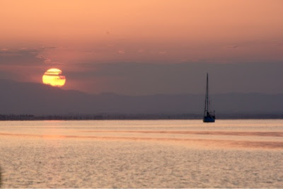 Sunset in the Mar Menor