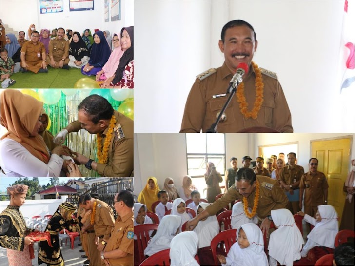 Pj. Bupati Asraf  Hadiri Pencanangan PIN Polio 2024 di Sanggaran Agung