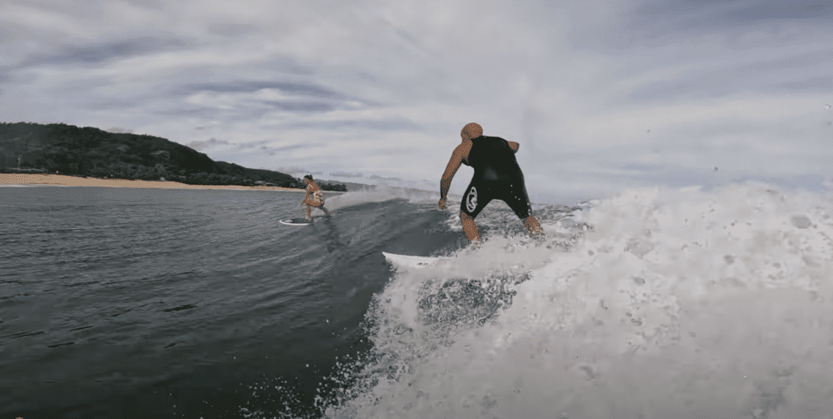 Ho Family Surfing Together | A Mason Morning Experience