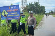 Sat Lantas Polres Aceh Singkil melaksanakan pemasangan Baliho di wilkum Polres Aceh Singkil