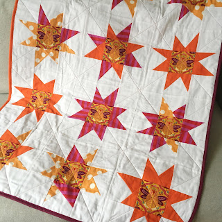 Tula Pink wonky star quilt