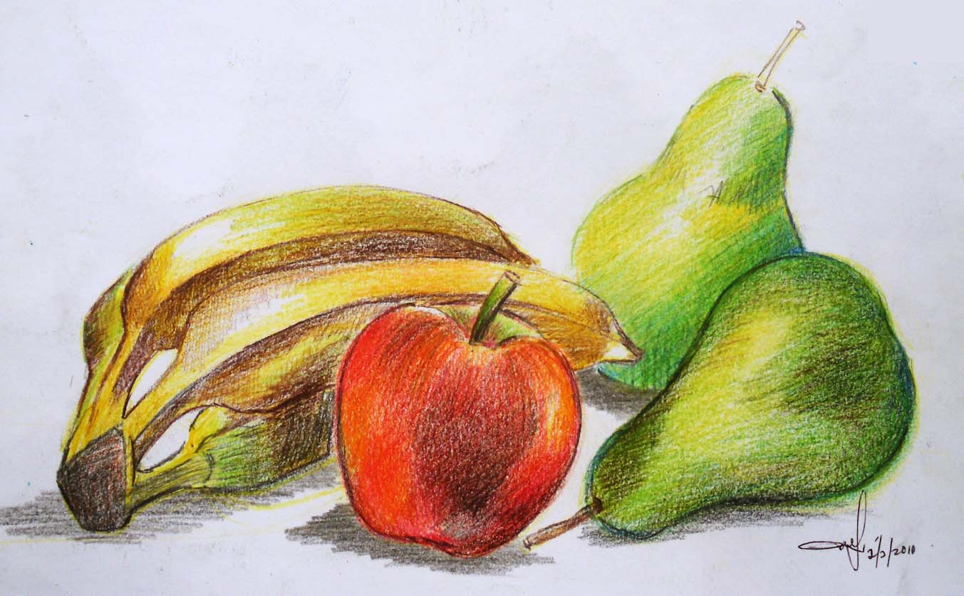  Alat Bantu Mengajar Lukisan  dan Catan Buah buahan 
