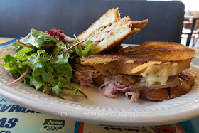 Cuban Pork Sandwich with Dressed Organic Greens