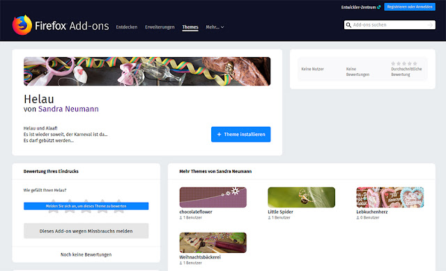https://addons.mozilla.org/de/firefox/addon/helau/