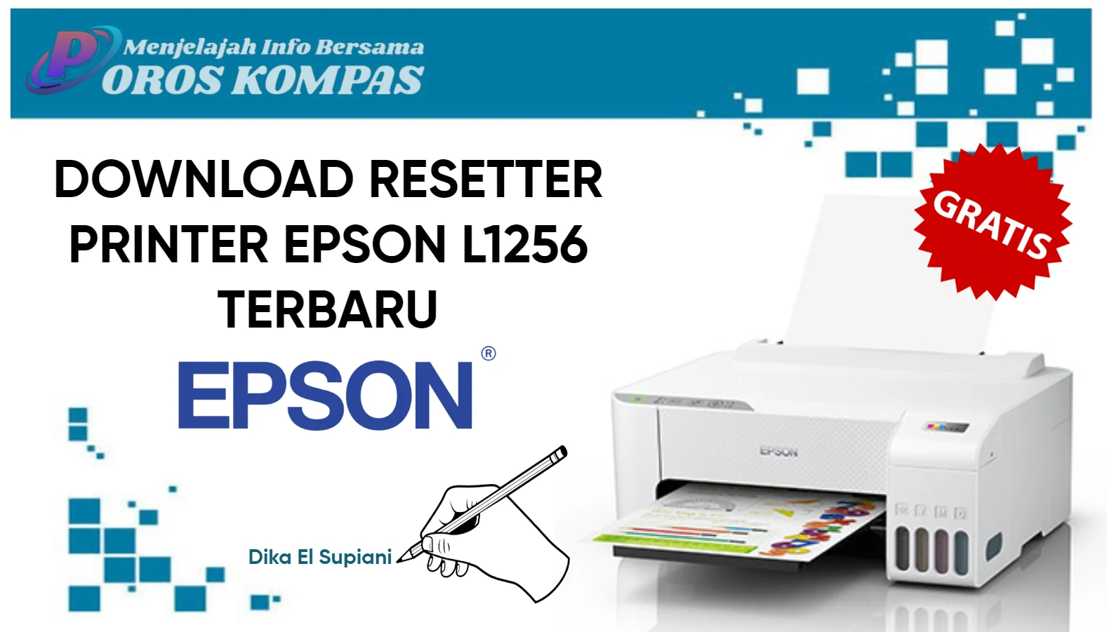 Gratis Download Resetter Epson L1256 Terbaru 2023