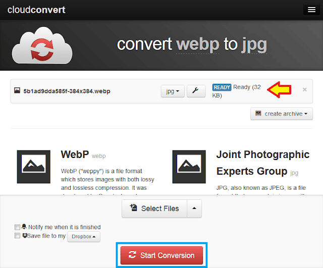 Cara Mengubah Gambar Berformat WebP ke JPG/PNG