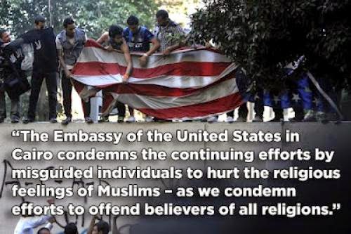 U S Embassy Condemns Religious Incitement