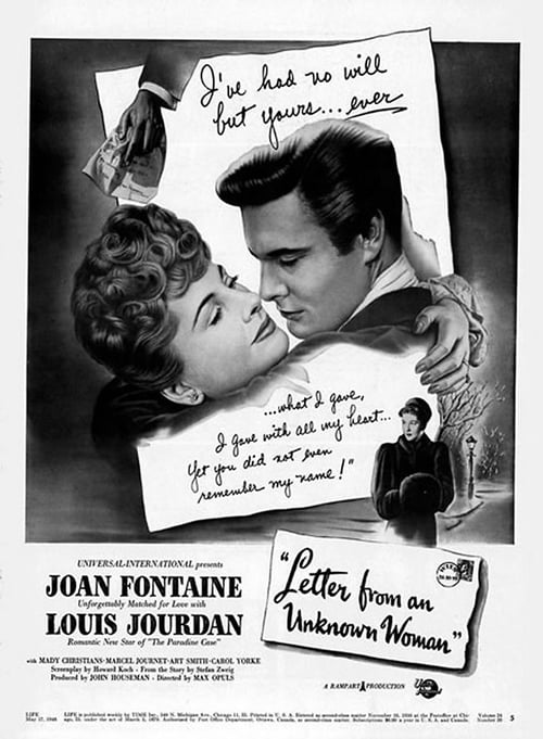 [HD] Lettre d'une inconnue 1948 Film Complet En Anglais