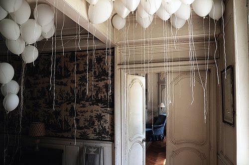 Party with balloons