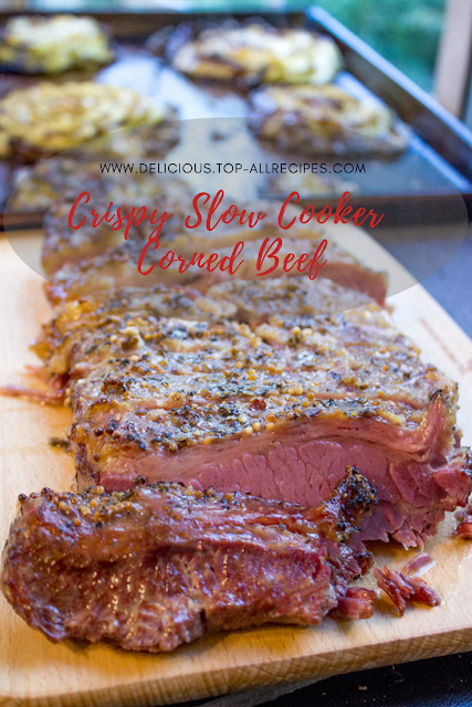 Crispy Slow Cooker Corned Beef