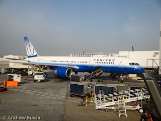 United Airlines 757 at SFO