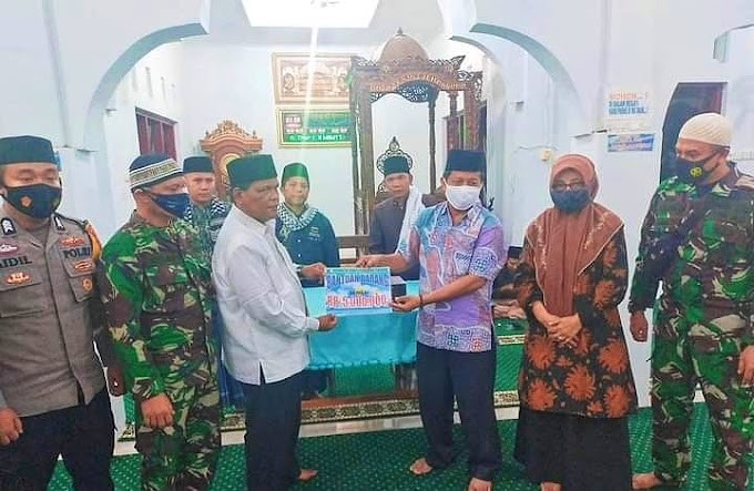 Mesjid Syekh Madinah Mendapat Kunjungan Terakhir dari Tim Ramadhan Kabupaten Padang Pariaman.