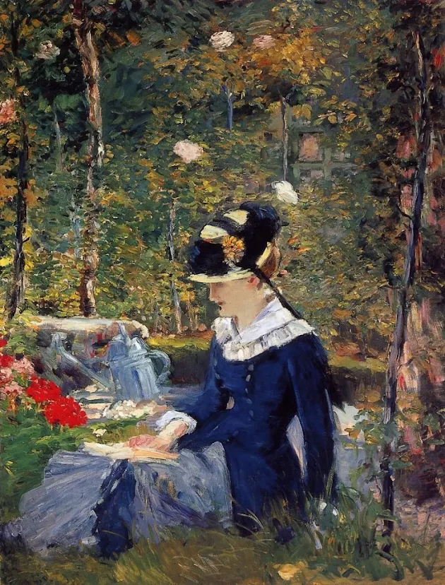 Jeune Fille Dans Un Jardin (Young Woman in the Garden)