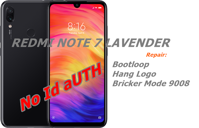 FIX !!! MENGATASI REDMI NOTE 7 LAVENDER BOOTLOOP/HANG LOGO/STUCK MODE 9008