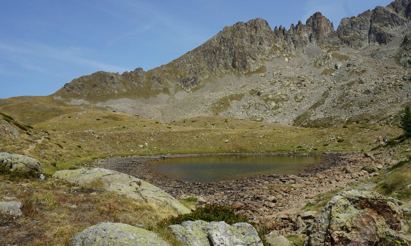 One of the Prals Lakes above Madone de Fenestre