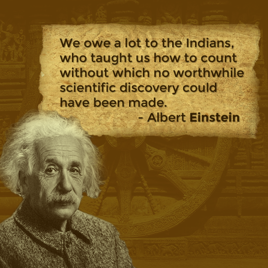 Albert Einstein on India. -HBR Patel