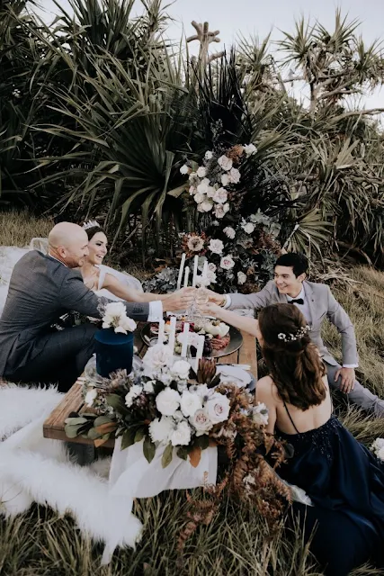 COASTAL CLIFFHANGER BEACH WEDDING INSPIRATION NORTHERN NSW FLORALS