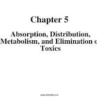 Absorption, Distribution, Metabolism, and Elimination of Toxics PDF \ PPT
