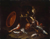 Guiseppe Recco (1634-1695): A Cat Stealing Fish