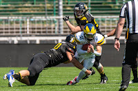 Sportfotografie GFL2 American Football Münster Blackhawks Hildesheim Invaders