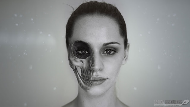 Half Skull Effect  — Photoshop Tutorial