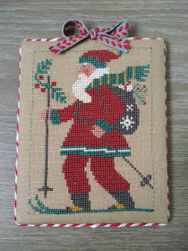The Prairie Schooler, Santa Claus, Papa Noel, bordado, embroidery, broderie, punto cruz, cross stitch, point croix, Christmas, Noel, Navidad
