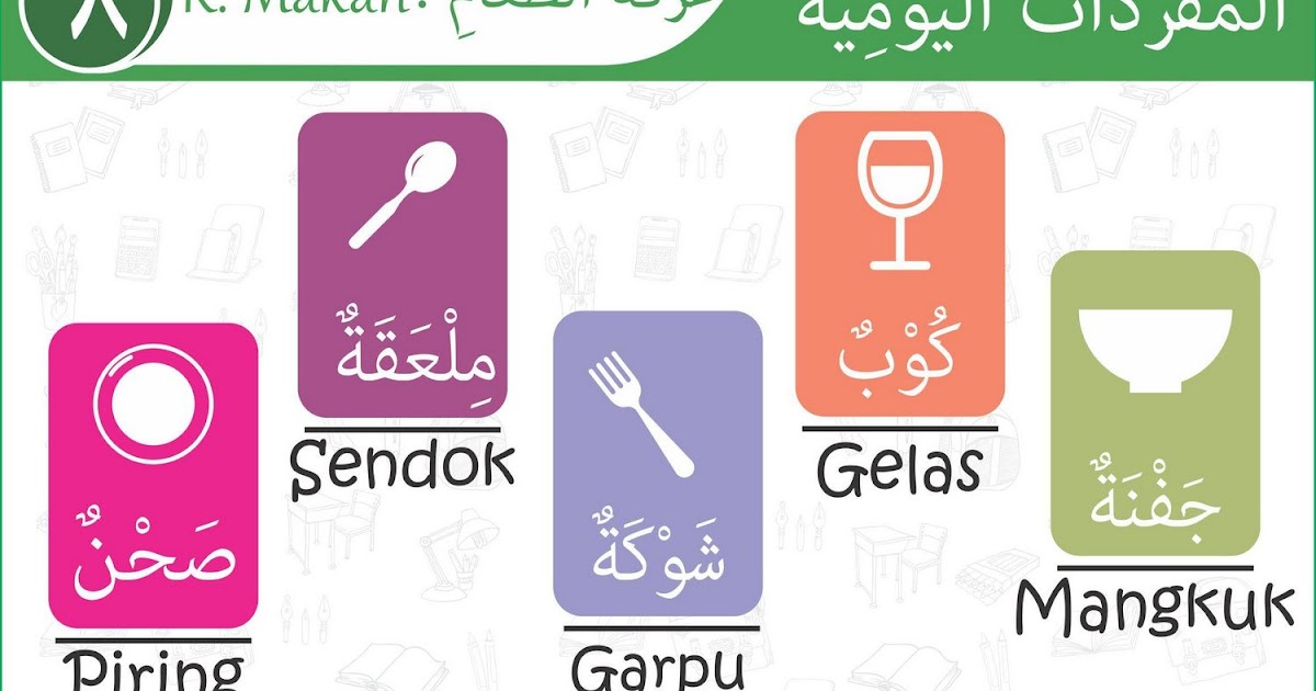 Peralatan Rumah Tangga Dalam Bahasa Arab - Berbagai Alat