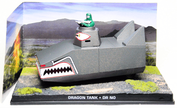 bond in motion 1:43 eaglemoss, dragon tank 1:43 dr. no