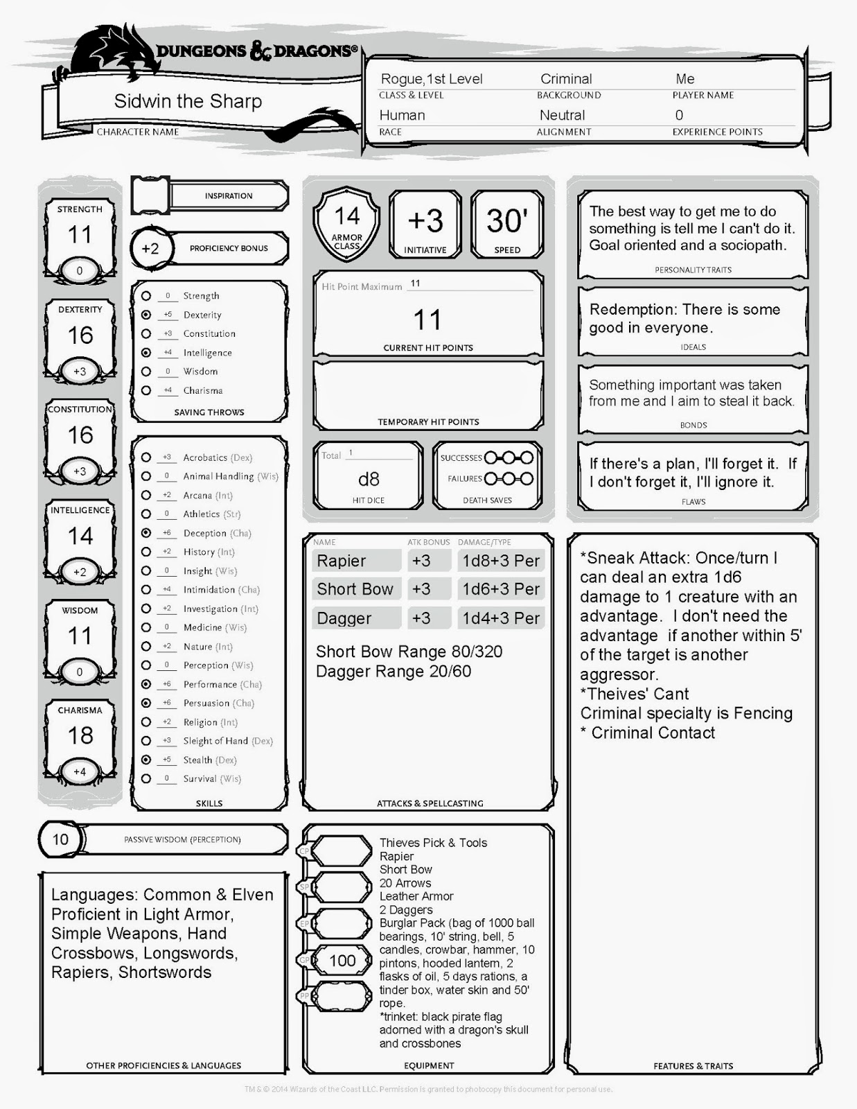 printable sheet character 5e DnD popular it with started : where Getting isn't D&D