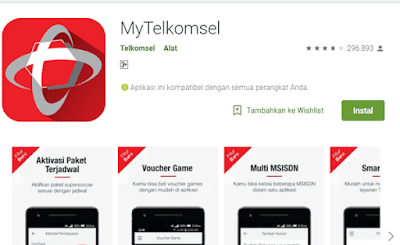 aplikasi my telkomsel bisa juga untuk mengecek nomor