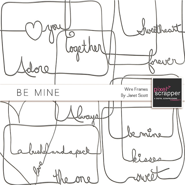 Wire Word Art Frames Kit