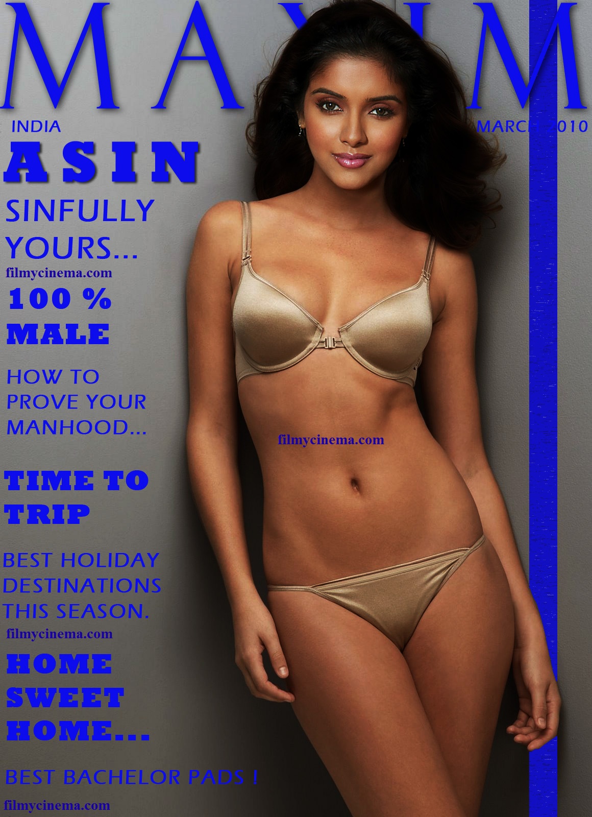 Asin Sexy In Bikini Showing Navel In Maxim | Entertainment Gallery