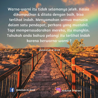 Warna-Warni Itu Tidak Selamanya Jelek - Qoutes - Kajian Medina