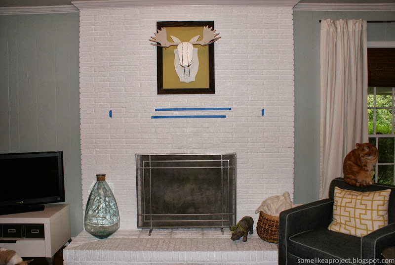 Floating Fireplace Mantel