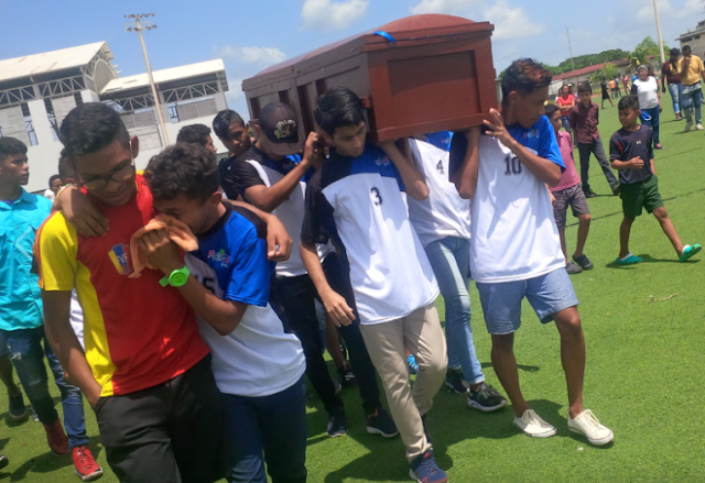 APURE: Futbolista Jonathan Herrera ultimado por el hampa le dieron su último a Dios en Poli de San Fernando.