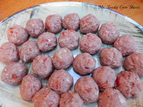 Sweet and Sour Turkey Meatballs by Ms. Toody Goo Shoes