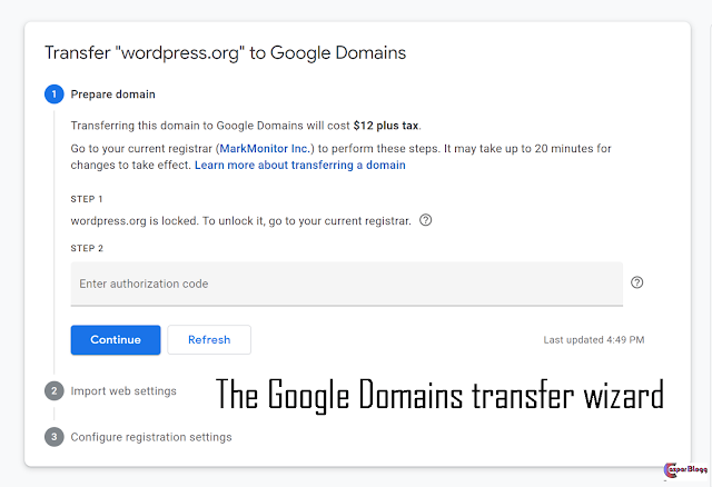 How to Transfer a Domain Name to Google Domains