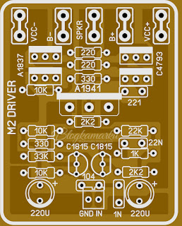 PCB Layout Driver PA M2 Amplifire